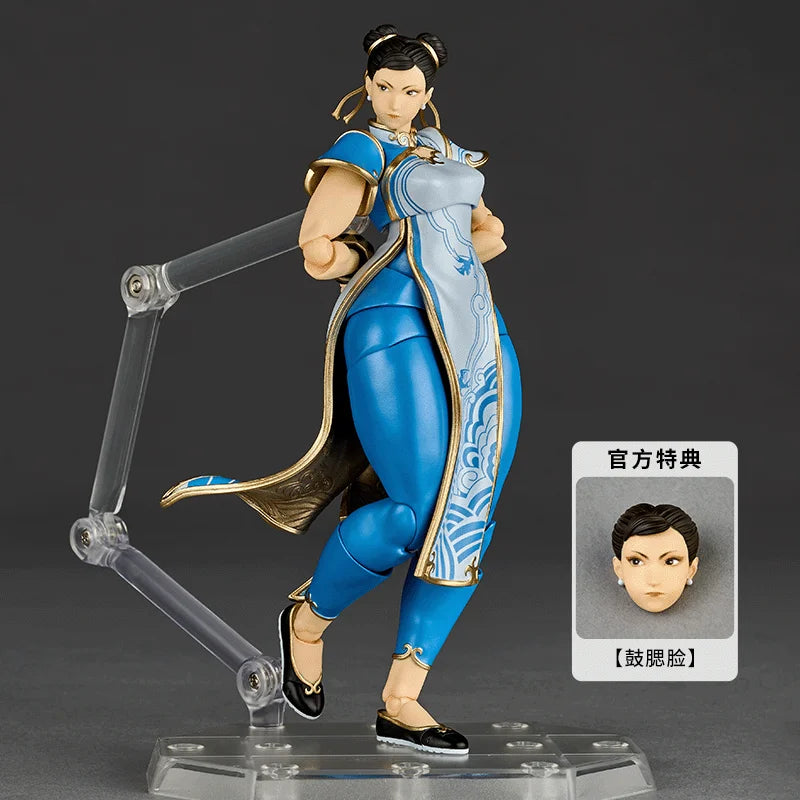 In Stock KAIYODO Ryu Han Juri Chun Li Movability Model Toys Revoltech AMAZING YAMAGUCHI Chun-Li SF6