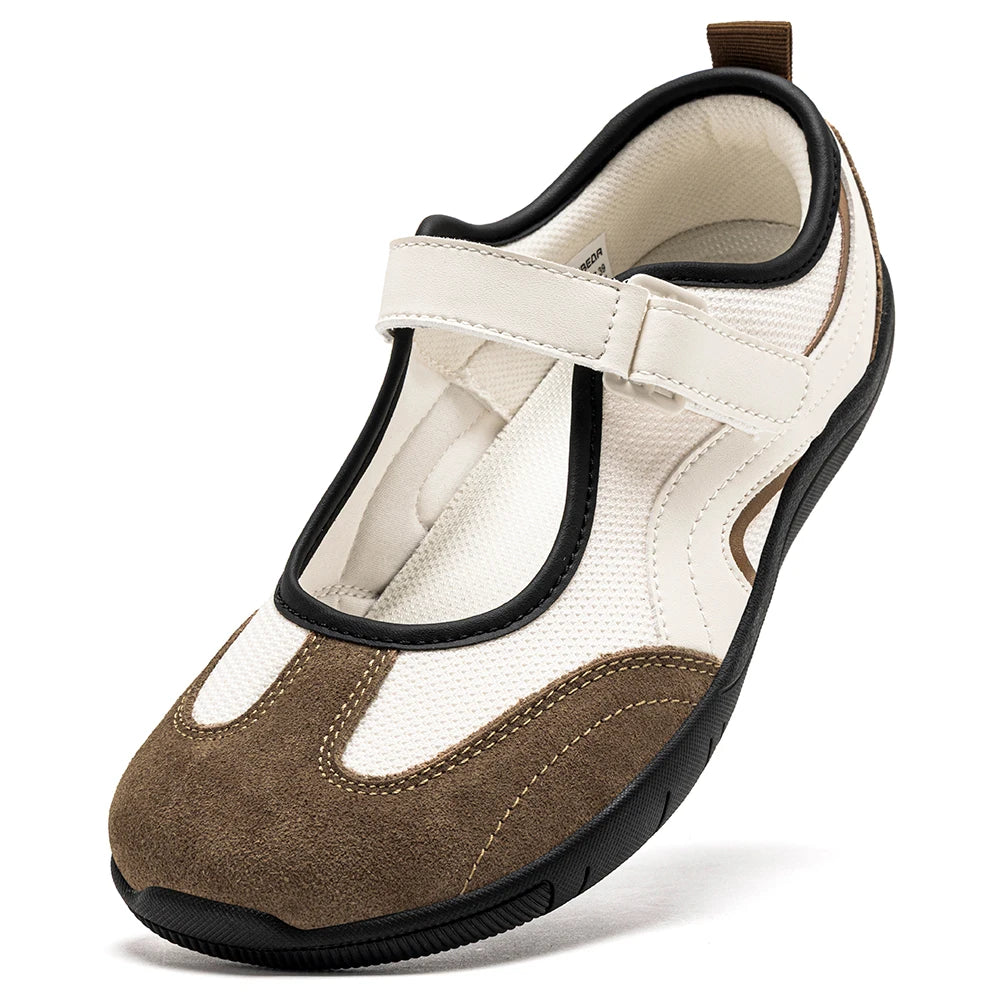 HOBIBEAR Women Wide-Toe Ballet Flats | Zero-Drop Barefoot