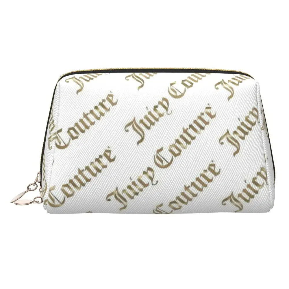 J-Juicy-C-Couture Makeup Bag Zipper Pouch Travel Cosmetic Bags Large Leather Portable Cosmetic Bag for Women