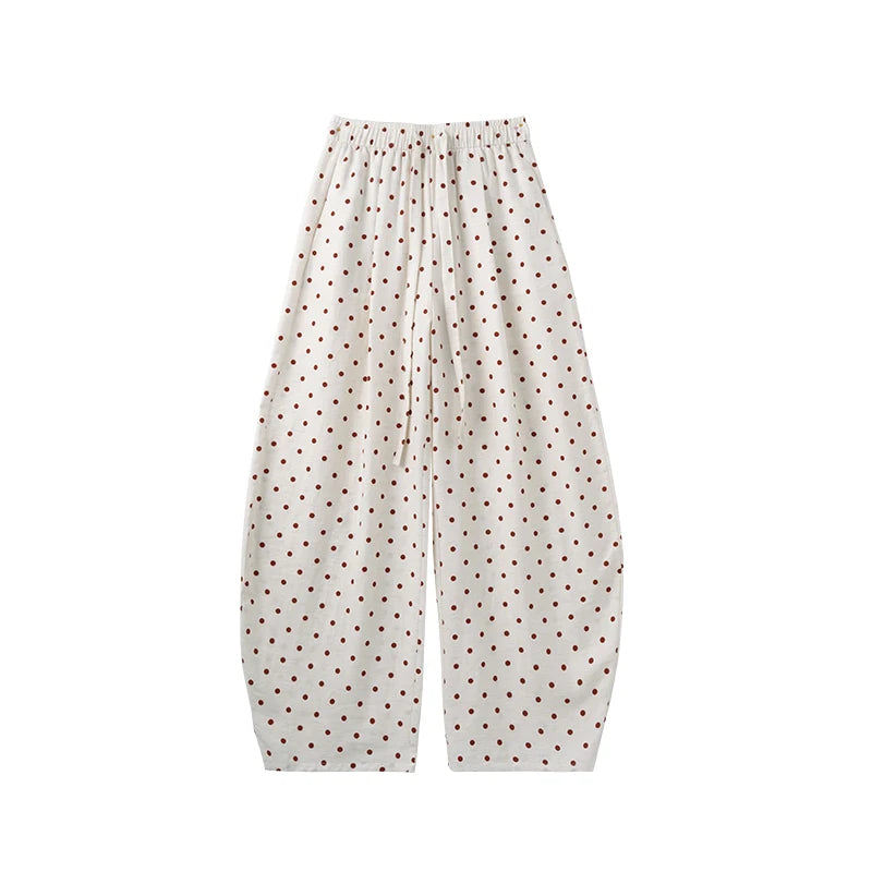 Women's Linen Blend Wide-Leg Pants