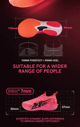 QIAODAN Feiying Plaid 1.5 Men 2025 Professional Marathons Running Shoes Anti-slip Shock-Absorbant Breathable Sneakers BM23240290