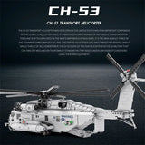 CH-53E Transport Helicopter Building Blocks Army Plane Military Fighter Model Assembly Bricks Desktop Ornaments Toy Holiday Gift