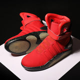 Remote Control LED Mag Shoes Fashion Light Up Sneakers  for Men Air Shoes USB Recharging Shoes Back To The Future Boots 1989