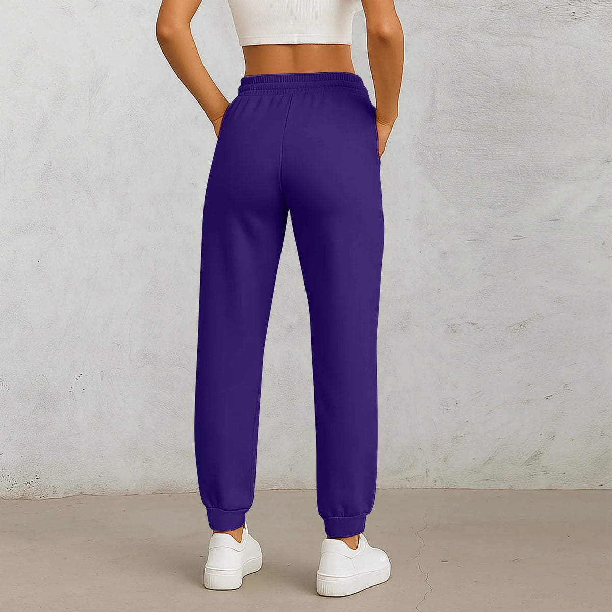 Women's High-Waist Drawstring Straight-Leg Pants