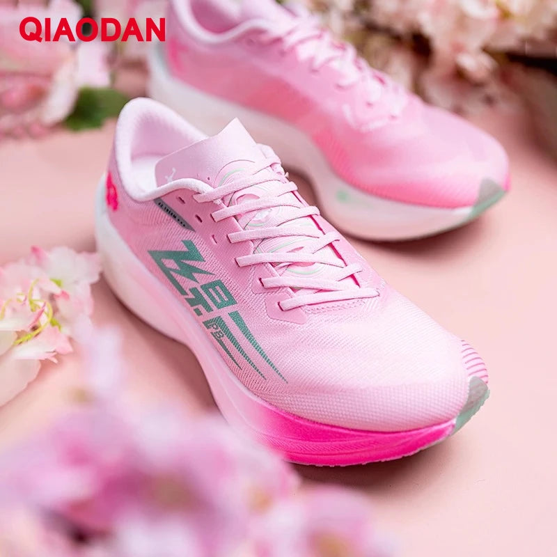 QIAODAN Feiying PB4.0 Full Palm Carbon Plate Running Shoes Men's 2026 Shock Breathable Marathon Sports Sneakers BM23240299