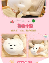 We Bare Bears Plush Trio – Grizzly, Panda & Ice Bear