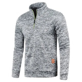Men’s Half-Zip Stand Collar Sweatshirt