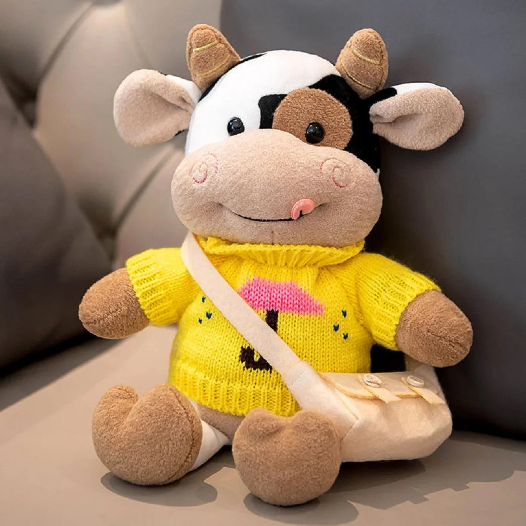 Adorable Plush Cow Doll