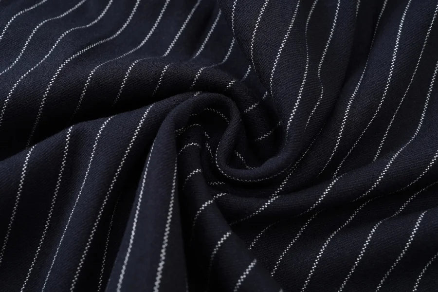 AW25 Pinstripe Collection – Knit & Slip Dress Set