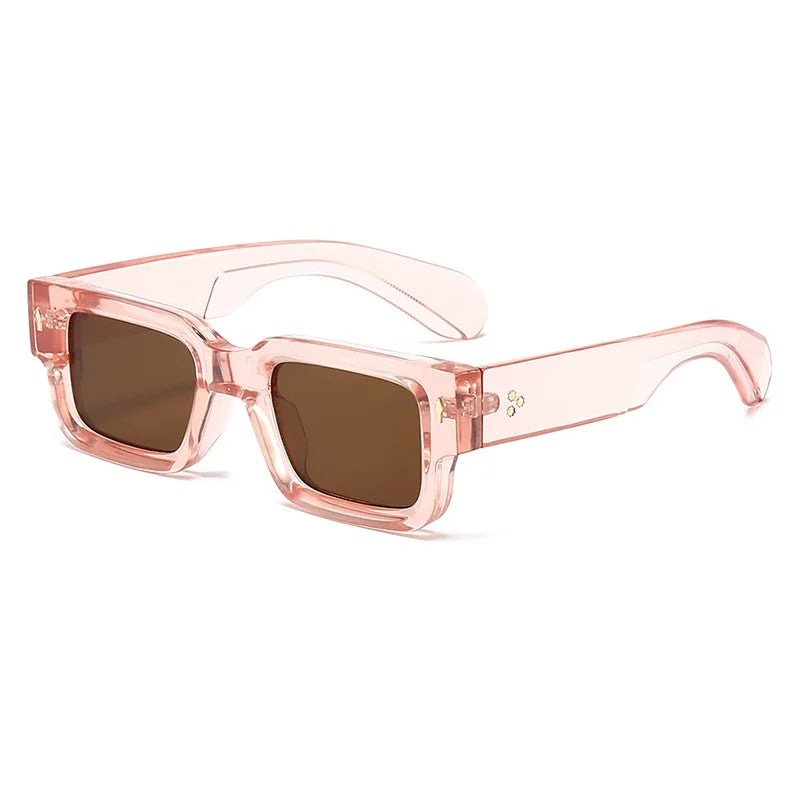 Retro Square Sunglasses – UV400 Luxury Shades