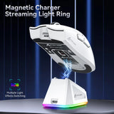 ATTACK SHARK X11-Mouse Tri-Mode Lightweight Gaming Mouse,PAW3311,22000DPI,400IPS,40G,1K Return Rate,Magnetic Fast Charging