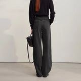 AMII Wide-Leg Warm Jeans – Winter 2025 | Women's
