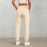 Women's High-Waist Drawstring Straight-Leg Pants