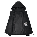 Men’s Hooded Rain Jacket with Detachable Hood