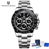 2026 New PAGANI DESIGN Rose Gold Chronograph Men's Watches Luxury Quartz Watch For Men Automatic Date Stainless steel Wristwatch