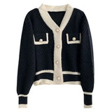 Women's Long Sleeve Button-Front Knit Cardigan