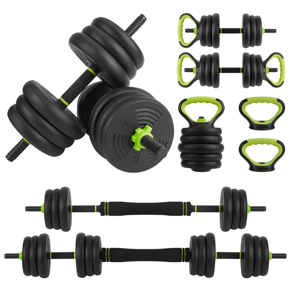 Adjustable Dumbbells 44/66/88 lbs – 4-in-1 Home Gym Set