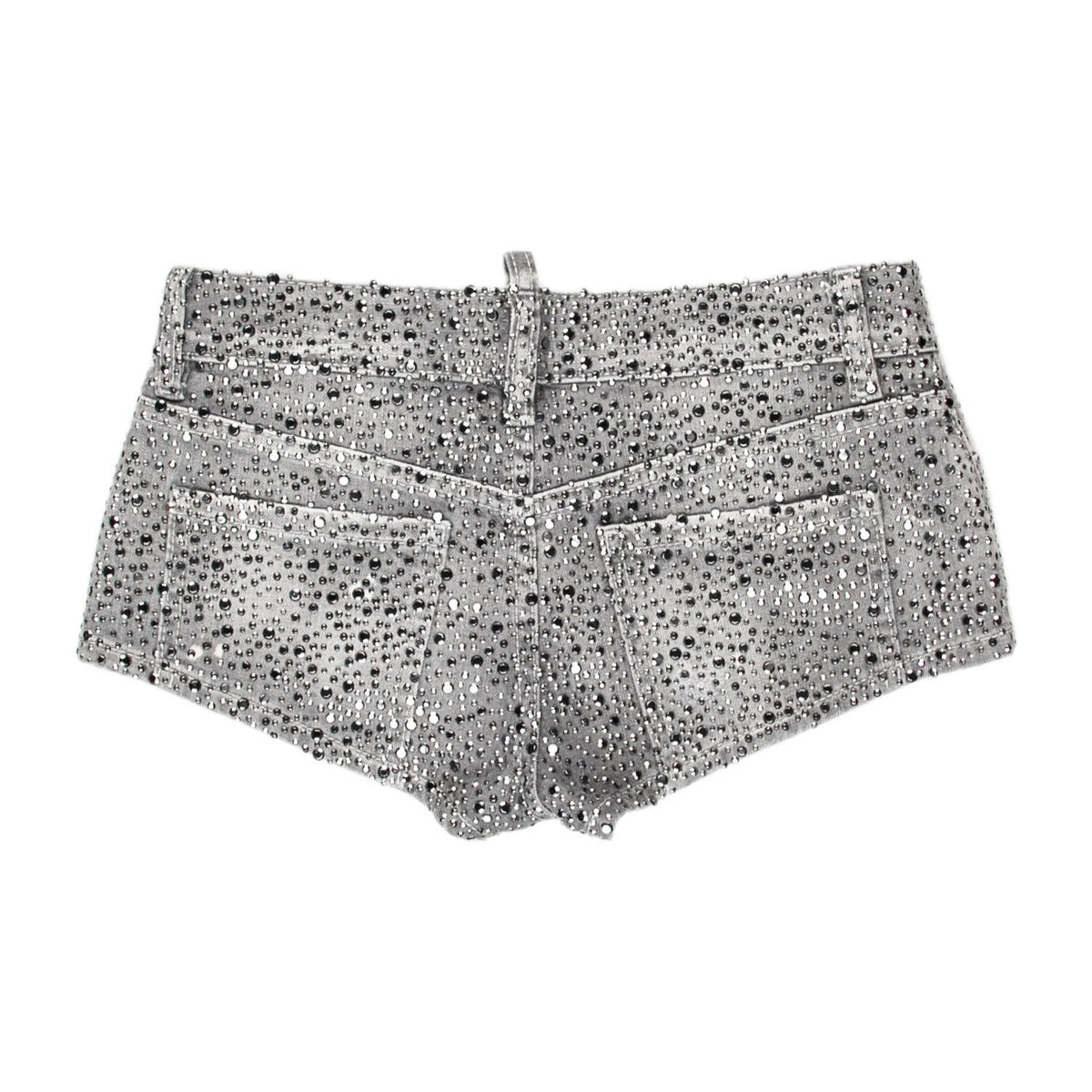 Women's Y2K Low-Rise Distressed Denim Shorts