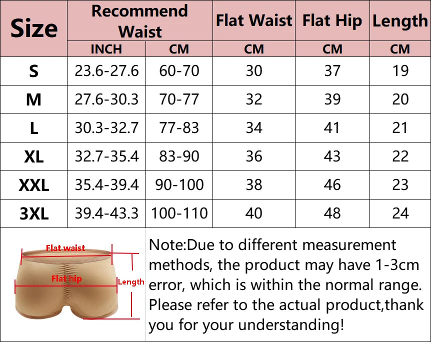Padded Butt Lifter & Tummy Control Shapewear Panties