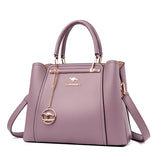 2024 Luxury Women Designer 3 Layers Shoulder Crossbody Sac Ladies Large Capacity Leather Handbags Shopper Brand Messenger Totes