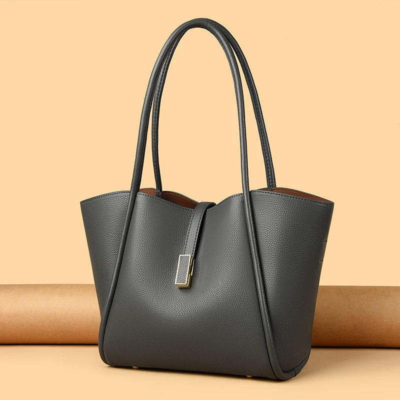 High Quality Soft Leather Shoulder Crossbody Bags For Women Large Capacity Luxury Bag Brand Designer Casual Handbag Sac A Main