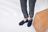 AIYUQI Women's Suede Square-Heel Loafers | British Style