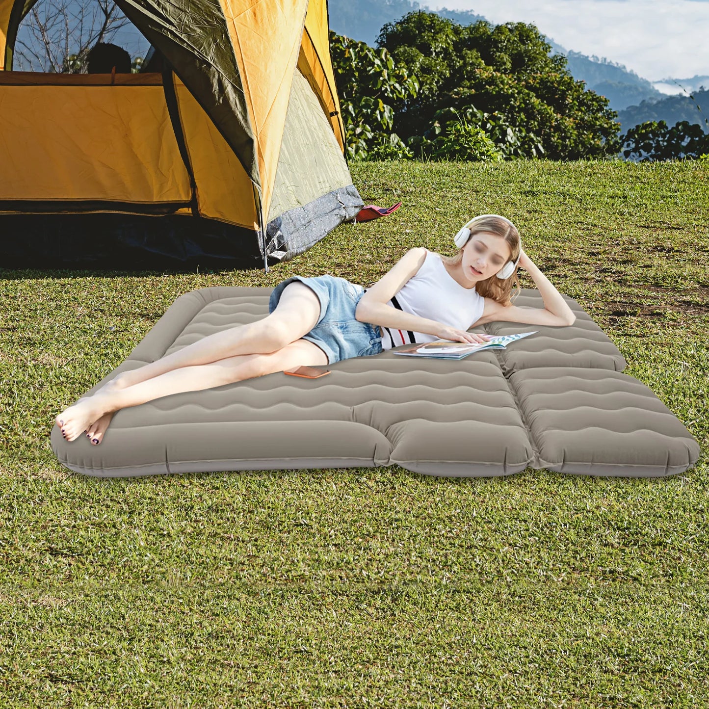 SUV Inflatable Air Mattress – Comfort Camping & Road Trip Bed