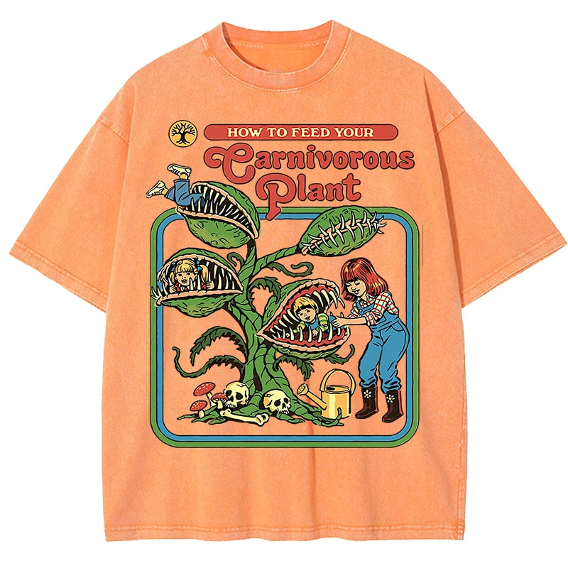 Men’s Plant Graphic Washed Cotton T-Shirt