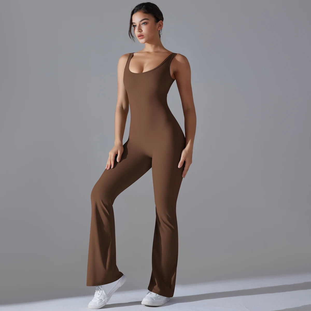 Sexy Back V Jumpsuit Gym Set Women Training Yoga Suit Sportswear Women Sports Jumpsuit Fitness Rompers Stretch Workout Bodysuits