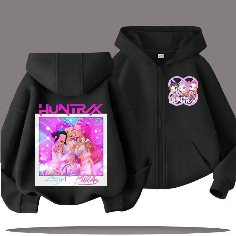 Demon Hunters Kids' Hooded Zip Jacket