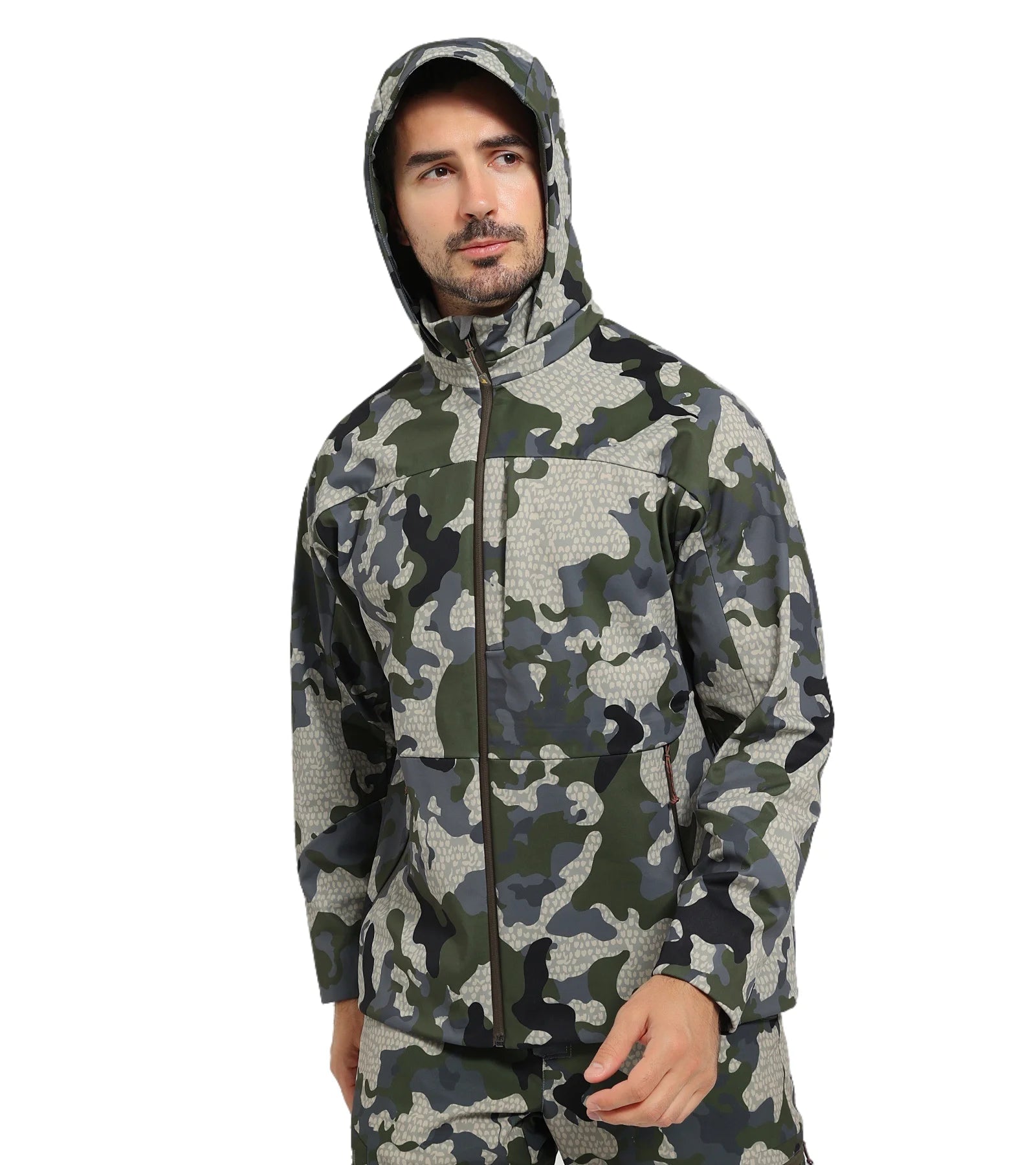Men's Jetstream 3-in-1 Fleece Hunting Jacket Windproof Waterproof Breathable Lightweight Functional Steam Permeable