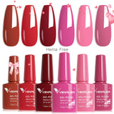 VENALISA 6-Piece Winter Gel Polish Set – HEMA & TPO Free