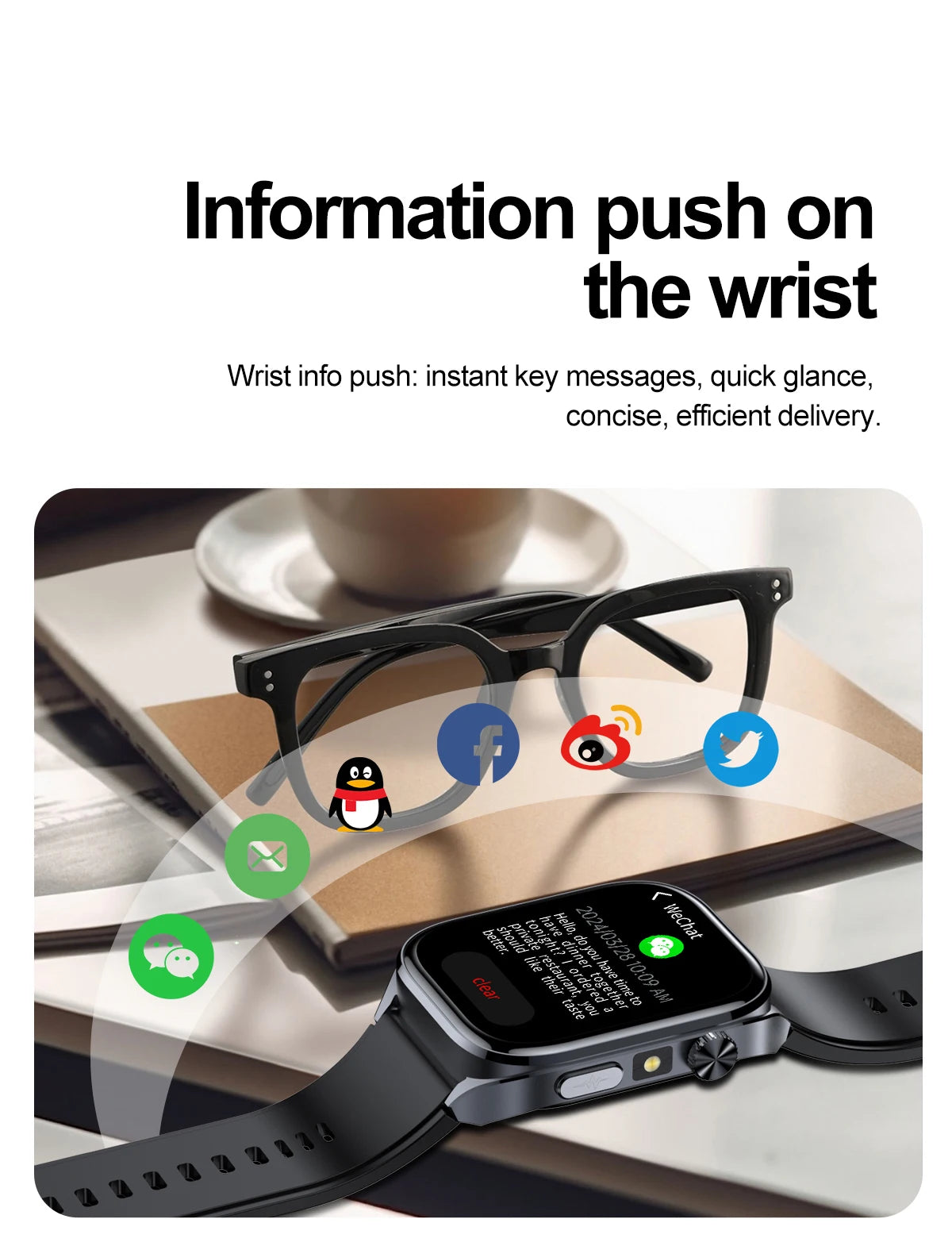 ECG+PPG Health Smartwatch – AI Body Analysis & BT Calling