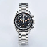 VK63 Chronograph Men's Watch | Panda Dial | 100M Water Resistant