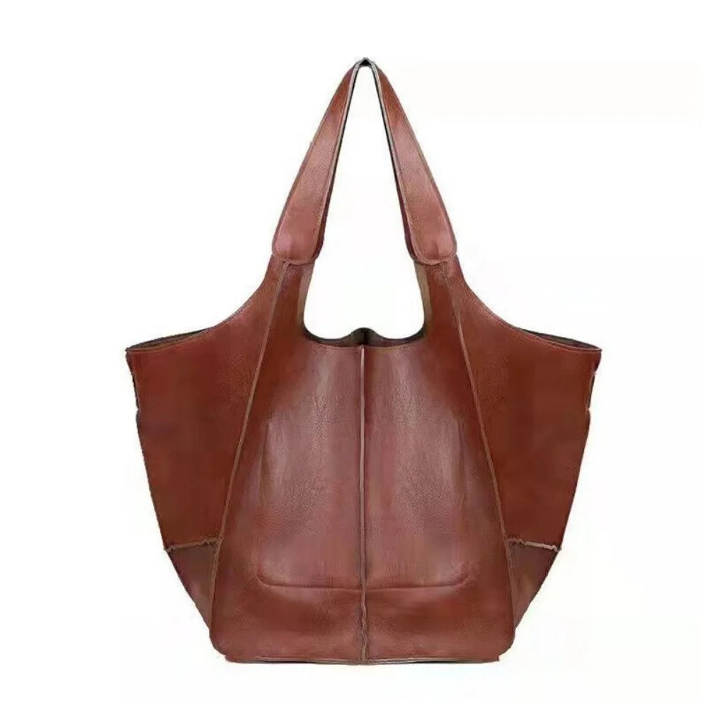 Large PU Leather Tote Bag for Everyday Carry