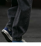Men's Loose Fit Denim Cargo Jeans