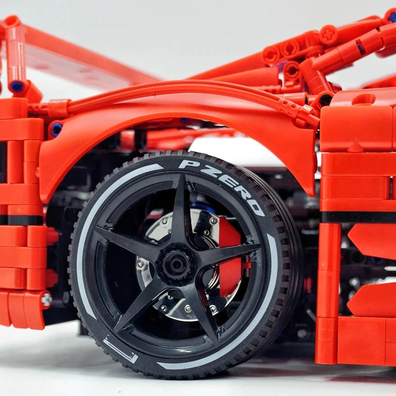 4026PCS Technical LOX Edition F40  Assembly MOC 140629 Building Block Car Supercar Model Adult High Difficulty Racing Toys