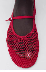 Mesh Summer Ballet Flats Shoes Women Buckle Strap Breathable 2025 New Flats Shoes Ladies Black Mary Janes Footwear Loafers