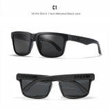 KDEAM Men's Polarized Sunglasses Square Casual Outdoors Sun Glasses Women Unisex Sunglass For Couple With New Package