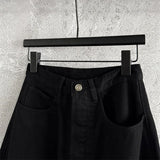 High-Waist Cotton Straight Jeans — Women's Slim Fit