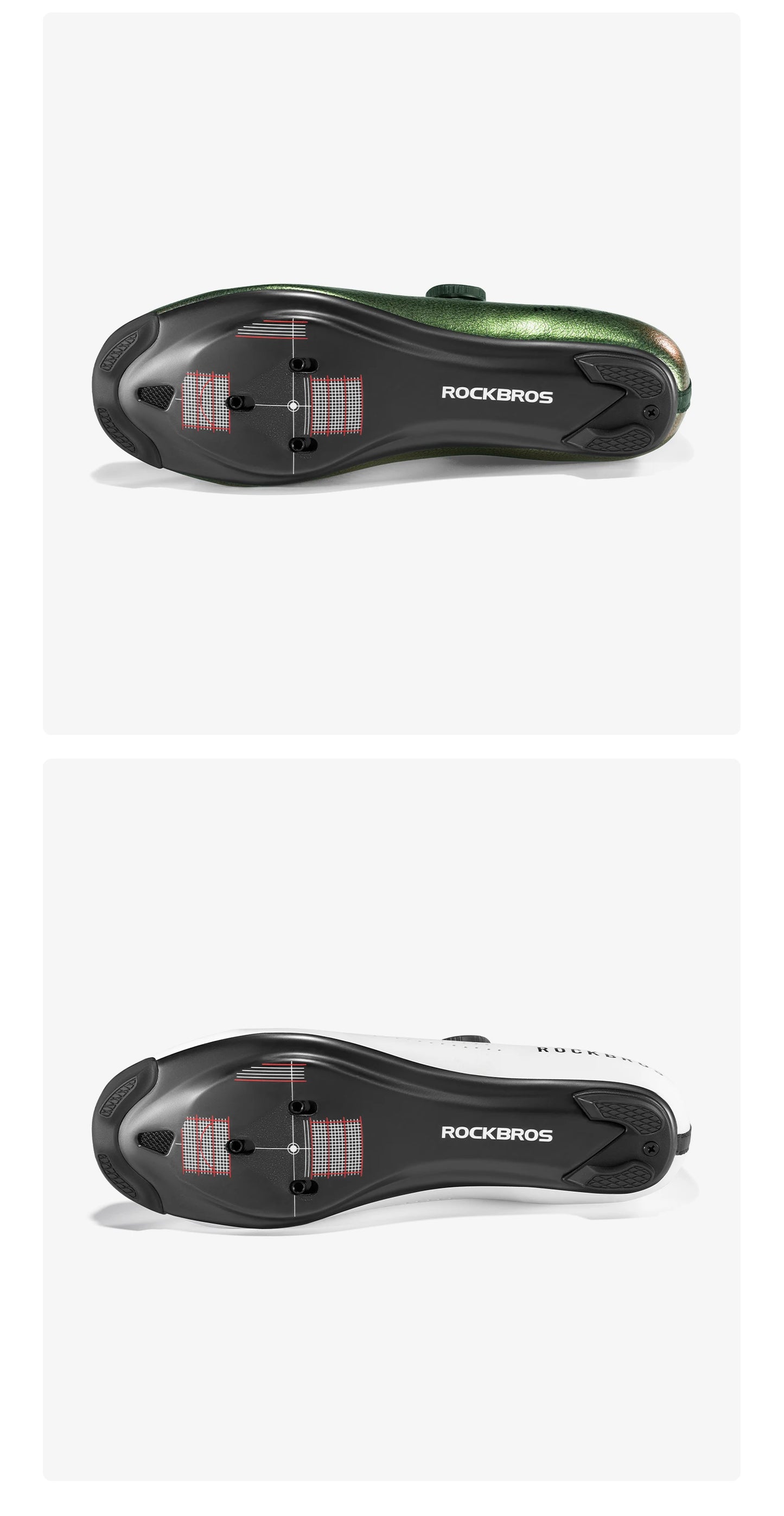 ROCKBROS Professional Cycling Shoes Knob Buckle Fastening Road Bike Self-Locking Shoes Bicycle SPD Cleats Shoes Cycling Footwear