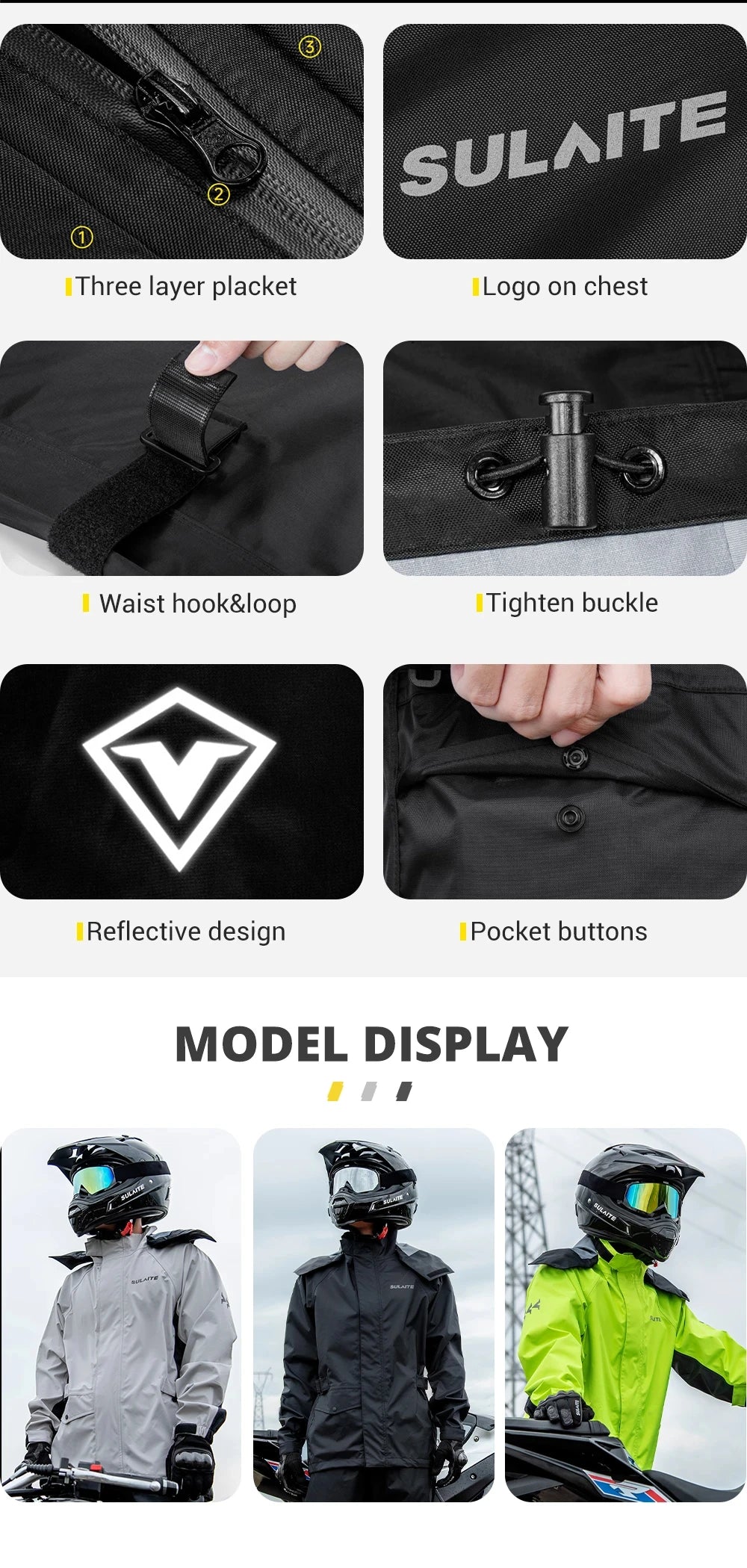HEROBIKER Waterproof Riding Suit – Jacket & Pants
