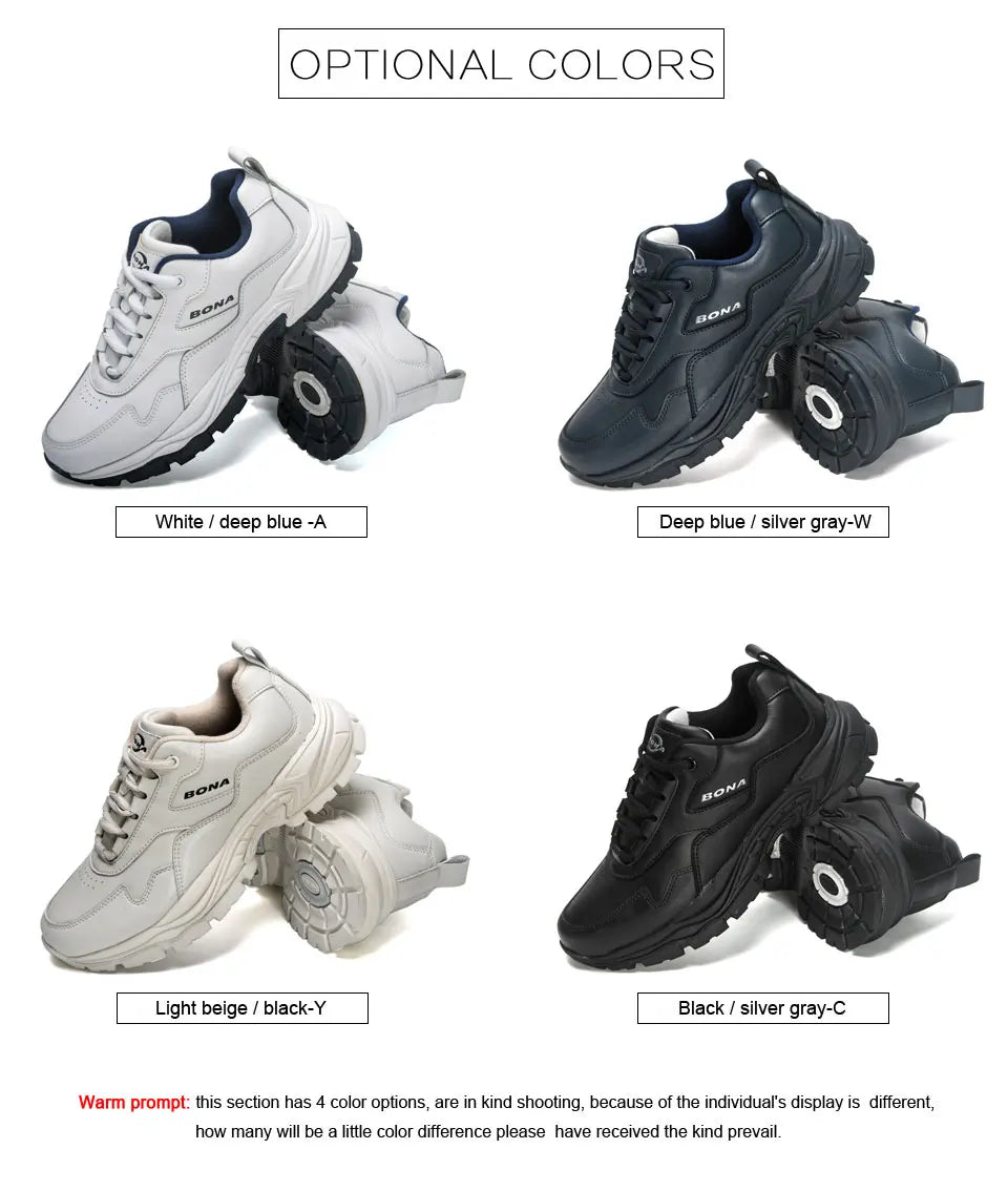 BONA New Designers Running Shoes Casual Fashion Sport Shoes Women Summer Breathable Luxury Brand Sneakers Ladies Footwear