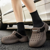 3D Design Chunky Platform Sandals Men 2026 Summer Slip On Non Slip Sport Sandals Men Outdoor Thick Bottom Eva Slippers Beach
