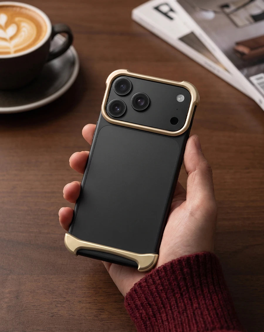 Aluminum Bumper iPhone Case with Arc Design