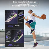361 Degrees Joker 2 Low Men Basketball Shoes New Nikola Jokic Breathable Shock-Absorbing Wear-resistant Male Sneaker 672611110