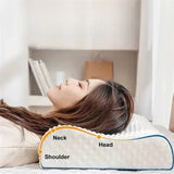 Memory Foam Neck Pillow – Orthopedic Comfort & Pain Relief