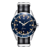 41MM Sapphire Glass 100m Waterproof Japan  Automatic Luminous Mens Watch Nylon Strap