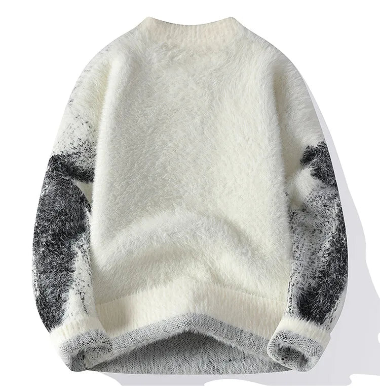 Men's Thick Crew Neck Winter Sweater