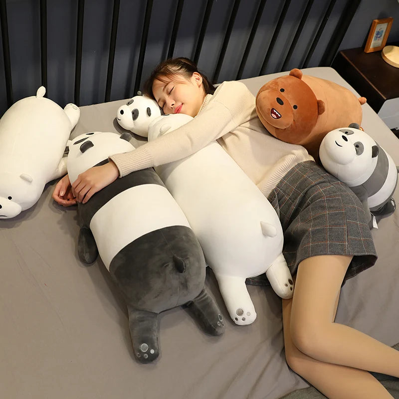 We Bare Bears Plush Trio – Grizzly, Panda & Ice Bear